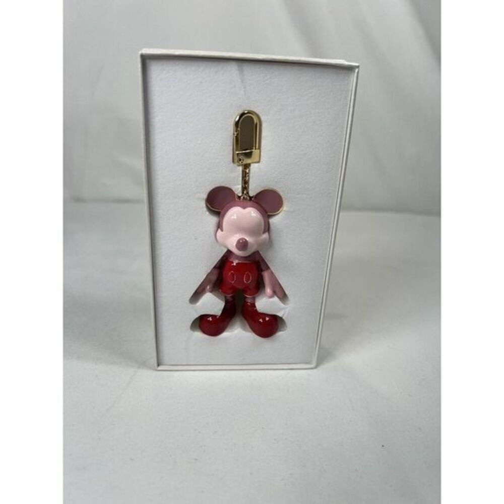 BAUBLEBAR x Disney Mickey Mouse Bag Charm Fob Key Chain Red & Pink Acrylic